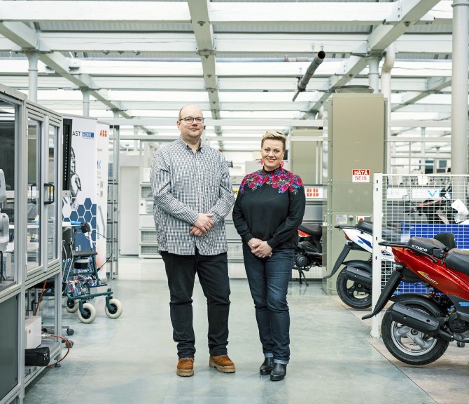 Philipp Holtkamp ja Hanna Turpeinen 