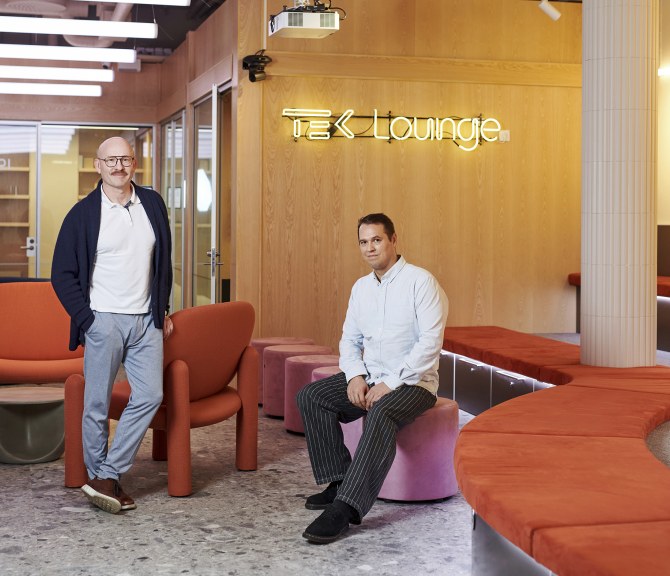 Yleiskuva TEK-loungesta.