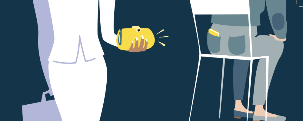 Piirroskuvassa palkansaajia.