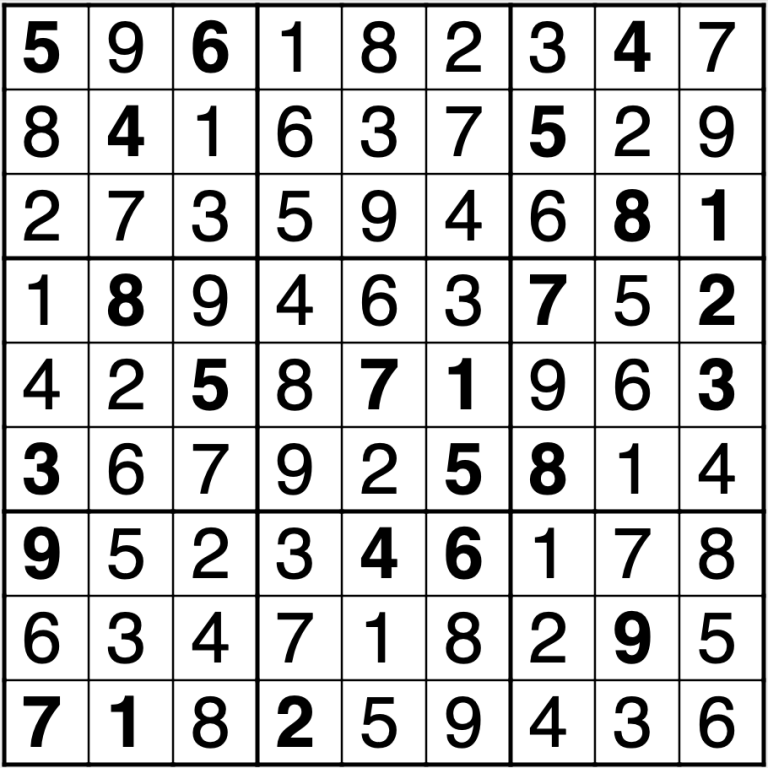 TEK 3/25 sudokun ratkaisu.