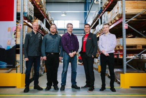 DI Matti Iskanius, TkT Risto Tiainen, DI Tero Järveläinen, TkT Kimmo Rauma ja TkT Antti Tarkiainen