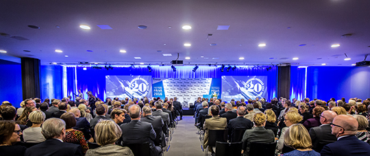 Suomen Yrittäjät juhli 20-vuotista taivaltaan Finlandia-talossa 5.9.